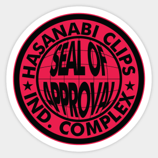 Hasanabi Clips Industrial Complex Seal of Approval Sticker